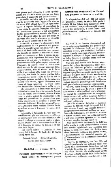 Annali della giurisprudenza italiana raccolta generale delle decisioni delle Corti di cassazione e d'appello in materia civile, criminale, commerciale, di diritto pubblico e amministrativo, e di procedura civile e penale