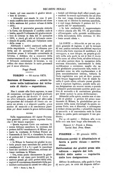 Annali della giurisprudenza italiana raccolta generale delle decisioni delle Corti di cassazione e d'appello in materia civile, criminale, commerciale, di diritto pubblico e amministrativo, e di procedura civile e penale