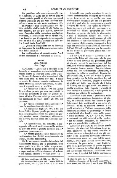 Annali della giurisprudenza italiana raccolta generale delle decisioni delle Corti di cassazione e d'appello in materia civile, criminale, commerciale, di diritto pubblico e amministrativo, e di procedura civile e penale