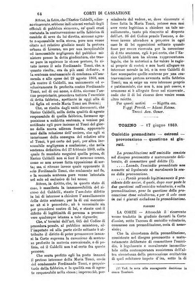 Annali della giurisprudenza italiana raccolta generale delle decisioni delle Corti di cassazione e d'appello in materia civile, criminale, commerciale, di diritto pubblico e amministrativo, e di procedura civile e penale