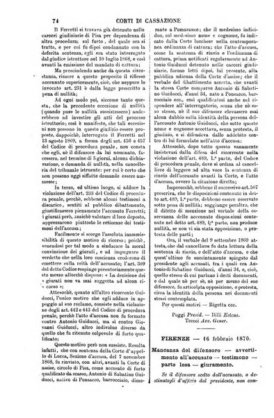 Annali della giurisprudenza italiana raccolta generale delle decisioni delle Corti di cassazione e d'appello in materia civile, criminale, commerciale, di diritto pubblico e amministrativo, e di procedura civile e penale