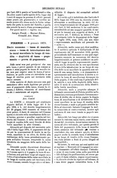 Annali della giurisprudenza italiana raccolta generale delle decisioni delle Corti di cassazione e d'appello in materia civile, criminale, commerciale, di diritto pubblico e amministrativo, e di procedura civile e penale