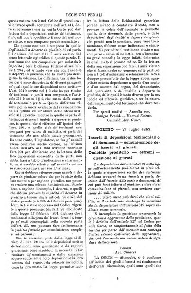 Annali della giurisprudenza italiana raccolta generale delle decisioni delle Corti di cassazione e d'appello in materia civile, criminale, commerciale, di diritto pubblico e amministrativo, e di procedura civile e penale