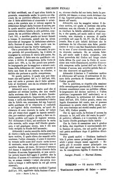 Annali della giurisprudenza italiana raccolta generale delle decisioni delle Corti di cassazione e d'appello in materia civile, criminale, commerciale, di diritto pubblico e amministrativo, e di procedura civile e penale