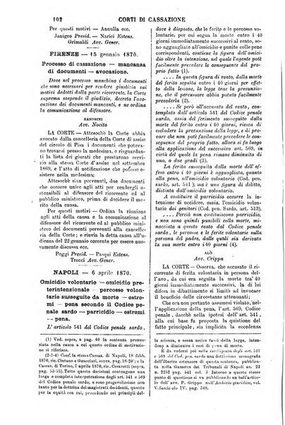 Annali della giurisprudenza italiana raccolta generale delle decisioni delle Corti di cassazione e d'appello in materia civile, criminale, commerciale, di diritto pubblico e amministrativo, e di procedura civile e penale