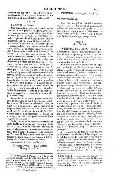 Annali della giurisprudenza italiana raccolta generale delle decisioni delle Corti di cassazione e d'appello in materia civile, criminale, commerciale, di diritto pubblico e amministrativo, e di procedura civile e penale