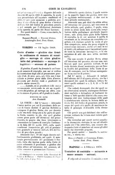 Annali della giurisprudenza italiana raccolta generale delle decisioni delle Corti di cassazione e d'appello in materia civile, criminale, commerciale, di diritto pubblico e amministrativo, e di procedura civile e penale