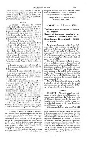 Annali della giurisprudenza italiana raccolta generale delle decisioni delle Corti di cassazione e d'appello in materia civile, criminale, commerciale, di diritto pubblico e amministrativo, e di procedura civile e penale