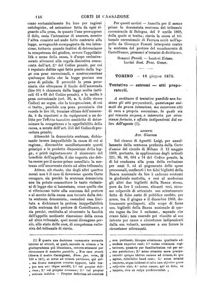 Annali della giurisprudenza italiana raccolta generale delle decisioni delle Corti di cassazione e d'appello in materia civile, criminale, commerciale, di diritto pubblico e amministrativo, e di procedura civile e penale