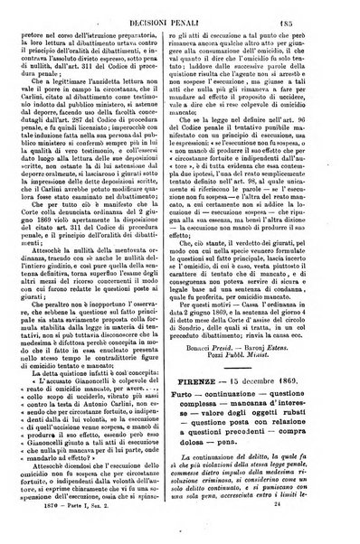 Annali della giurisprudenza italiana raccolta generale delle decisioni delle Corti di cassazione e d'appello in materia civile, criminale, commerciale, di diritto pubblico e amministrativo, e di procedura civile e penale