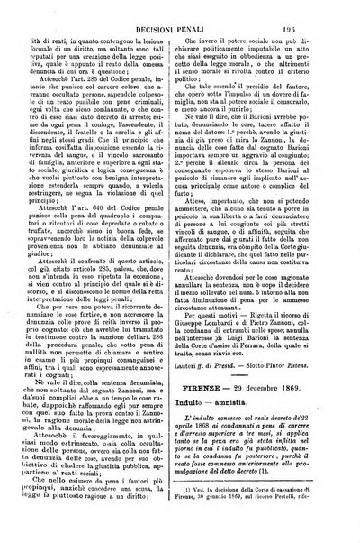 Annali della giurisprudenza italiana raccolta generale delle decisioni delle Corti di cassazione e d'appello in materia civile, criminale, commerciale, di diritto pubblico e amministrativo, e di procedura civile e penale