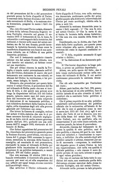 Annali della giurisprudenza italiana raccolta generale delle decisioni delle Corti di cassazione e d'appello in materia civile, criminale, commerciale, di diritto pubblico e amministrativo, e di procedura civile e penale