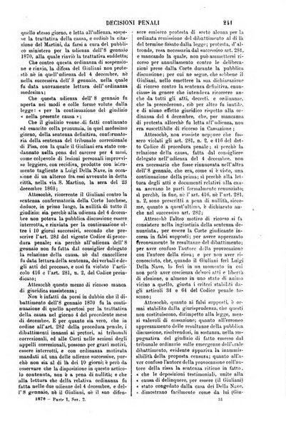 Annali della giurisprudenza italiana raccolta generale delle decisioni delle Corti di cassazione e d'appello in materia civile, criminale, commerciale, di diritto pubblico e amministrativo, e di procedura civile e penale