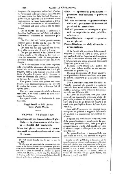 Annali della giurisprudenza italiana raccolta generale delle decisioni delle Corti di cassazione e d'appello in materia civile, criminale, commerciale, di diritto pubblico e amministrativo, e di procedura civile e penale