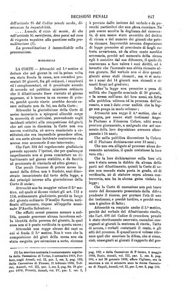 Annali della giurisprudenza italiana raccolta generale delle decisioni delle Corti di cassazione e d'appello in materia civile, criminale, commerciale, di diritto pubblico e amministrativo, e di procedura civile e penale