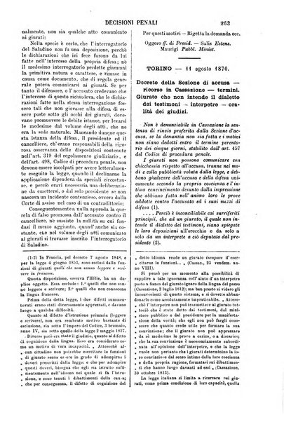 Annali della giurisprudenza italiana raccolta generale delle decisioni delle Corti di cassazione e d'appello in materia civile, criminale, commerciale, di diritto pubblico e amministrativo, e di procedura civile e penale