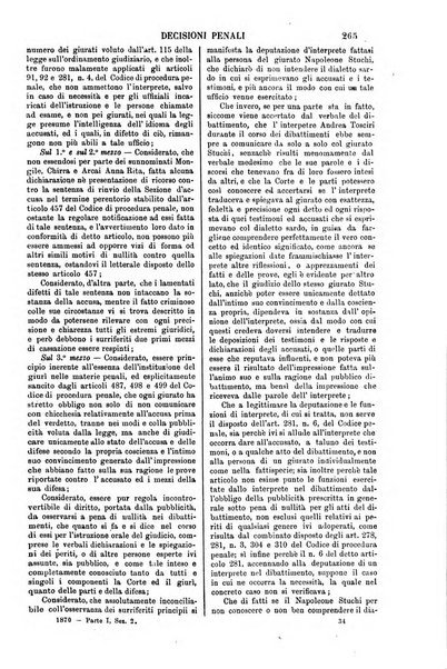 Annali della giurisprudenza italiana raccolta generale delle decisioni delle Corti di cassazione e d'appello in materia civile, criminale, commerciale, di diritto pubblico e amministrativo, e di procedura civile e penale