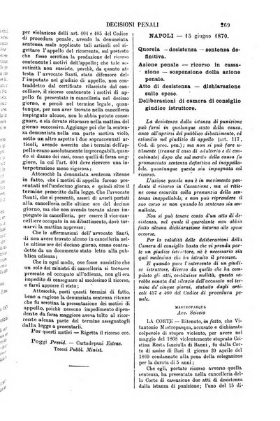 Annali della giurisprudenza italiana raccolta generale delle decisioni delle Corti di cassazione e d'appello in materia civile, criminale, commerciale, di diritto pubblico e amministrativo, e di procedura civile e penale