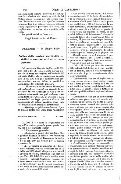 Annali della giurisprudenza italiana raccolta generale delle decisioni delle Corti di cassazione e d'appello in materia civile, criminale, commerciale, di diritto pubblico e amministrativo, e di procedura civile e penale