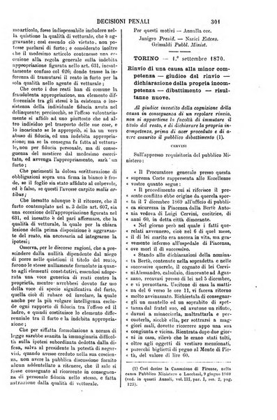 Annali della giurisprudenza italiana raccolta generale delle decisioni delle Corti di cassazione e d'appello in materia civile, criminale, commerciale, di diritto pubblico e amministrativo, e di procedura civile e penale