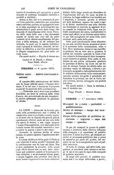 Annali della giurisprudenza italiana raccolta generale delle decisioni delle Corti di cassazione e d'appello in materia civile, criminale, commerciale, di diritto pubblico e amministrativo, e di procedura civile e penale