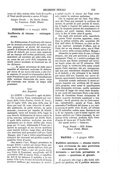 Annali della giurisprudenza italiana raccolta generale delle decisioni delle Corti di cassazione e d'appello in materia civile, criminale, commerciale, di diritto pubblico e amministrativo, e di procedura civile e penale