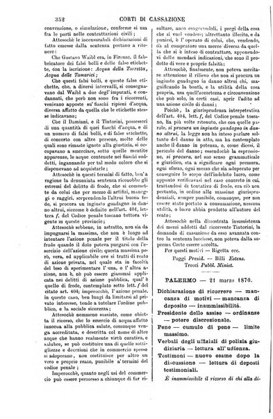 Annali della giurisprudenza italiana raccolta generale delle decisioni delle Corti di cassazione e d'appello in materia civile, criminale, commerciale, di diritto pubblico e amministrativo, e di procedura civile e penale