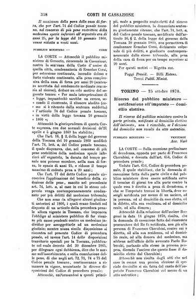 Annali della giurisprudenza italiana raccolta generale delle decisioni delle Corti di cassazione e d'appello in materia civile, criminale, commerciale, di diritto pubblico e amministrativo, e di procedura civile e penale