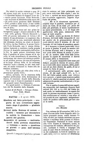 Annali della giurisprudenza italiana raccolta generale delle decisioni delle Corti di cassazione e d'appello in materia civile, criminale, commerciale, di diritto pubblico e amministrativo, e di procedura civile e penale