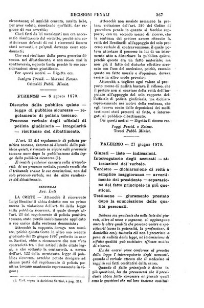 Annali della giurisprudenza italiana raccolta generale delle decisioni delle Corti di cassazione e d'appello in materia civile, criminale, commerciale, di diritto pubblico e amministrativo, e di procedura civile e penale