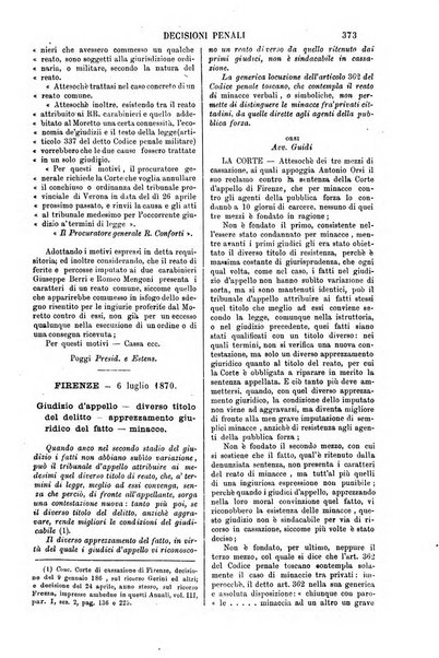 Annali della giurisprudenza italiana raccolta generale delle decisioni delle Corti di cassazione e d'appello in materia civile, criminale, commerciale, di diritto pubblico e amministrativo, e di procedura civile e penale