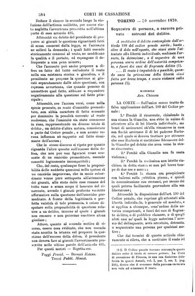 Annali della giurisprudenza italiana raccolta generale delle decisioni delle Corti di cassazione e d'appello in materia civile, criminale, commerciale, di diritto pubblico e amministrativo, e di procedura civile e penale