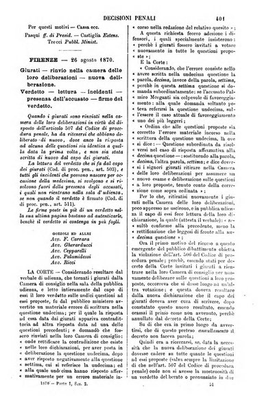 Annali della giurisprudenza italiana raccolta generale delle decisioni delle Corti di cassazione e d'appello in materia civile, criminale, commerciale, di diritto pubblico e amministrativo, e di procedura civile e penale