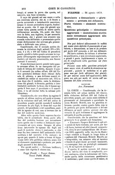 Annali della giurisprudenza italiana raccolta generale delle decisioni delle Corti di cassazione e d'appello in materia civile, criminale, commerciale, di diritto pubblico e amministrativo, e di procedura civile e penale