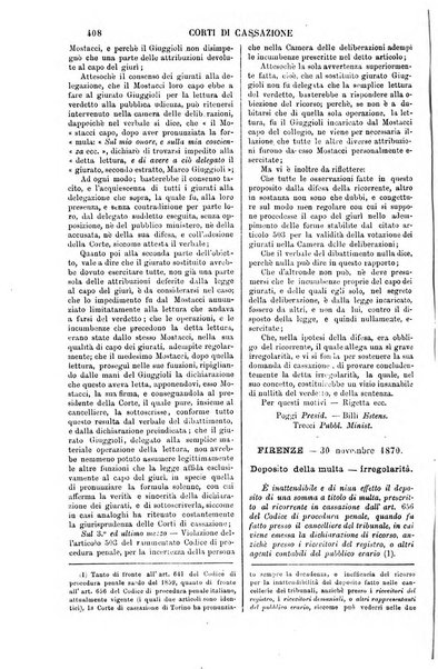 Annali della giurisprudenza italiana raccolta generale delle decisioni delle Corti di cassazione e d'appello in materia civile, criminale, commerciale, di diritto pubblico e amministrativo, e di procedura civile e penale