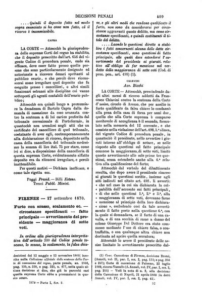 Annali della giurisprudenza italiana raccolta generale delle decisioni delle Corti di cassazione e d'appello in materia civile, criminale, commerciale, di diritto pubblico e amministrativo, e di procedura civile e penale