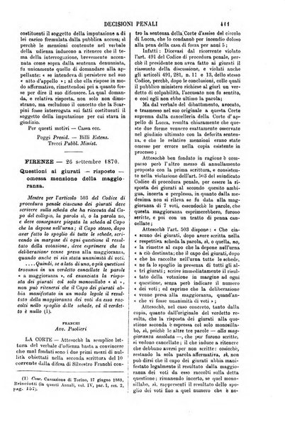 Annali della giurisprudenza italiana raccolta generale delle decisioni delle Corti di cassazione e d'appello in materia civile, criminale, commerciale, di diritto pubblico e amministrativo, e di procedura civile e penale