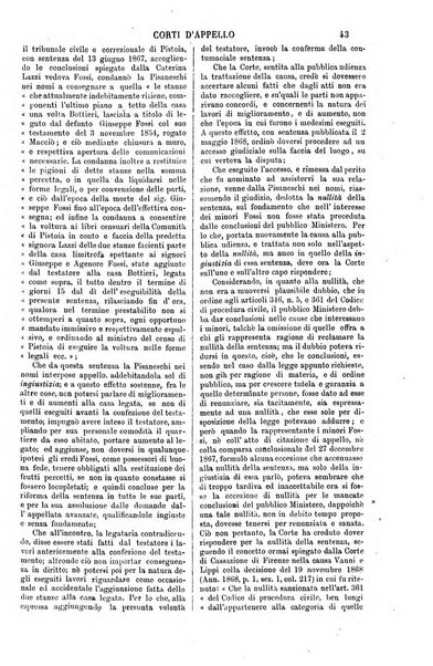 Annali della giurisprudenza italiana raccolta generale delle decisioni delle Corti di cassazione e d'appello in materia civile, criminale, commerciale, di diritto pubblico e amministrativo, e di procedura civile e penale