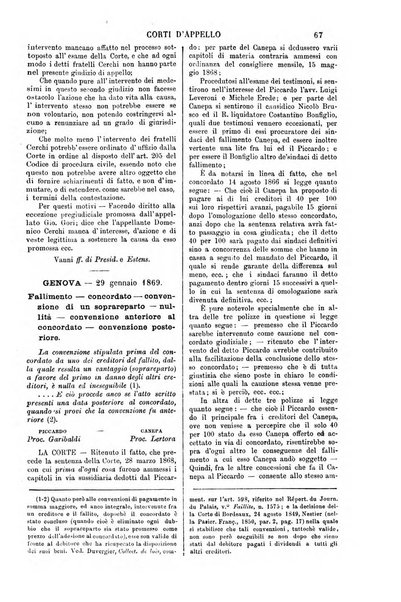 Annali della giurisprudenza italiana raccolta generale delle decisioni delle Corti di cassazione e d'appello in materia civile, criminale, commerciale, di diritto pubblico e amministrativo, e di procedura civile e penale