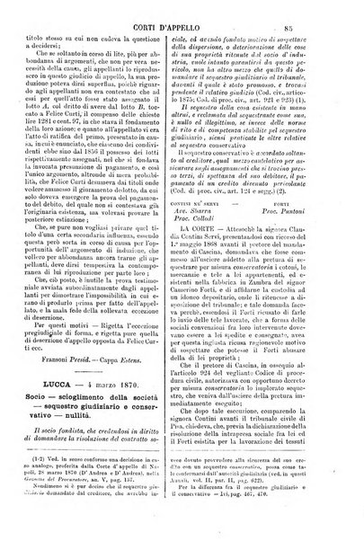 Annali della giurisprudenza italiana raccolta generale delle decisioni delle Corti di cassazione e d'appello in materia civile, criminale, commerciale, di diritto pubblico e amministrativo, e di procedura civile e penale