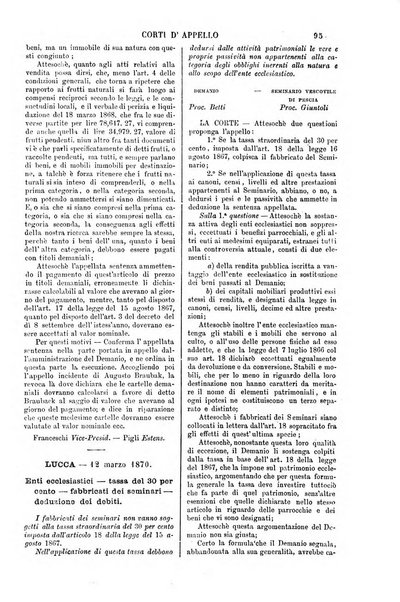 Annali della giurisprudenza italiana raccolta generale delle decisioni delle Corti di cassazione e d'appello in materia civile, criminale, commerciale, di diritto pubblico e amministrativo, e di procedura civile e penale