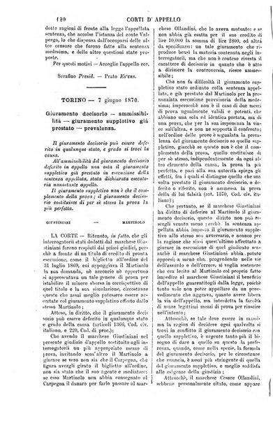 Annali della giurisprudenza italiana raccolta generale delle decisioni delle Corti di cassazione e d'appello in materia civile, criminale, commerciale, di diritto pubblico e amministrativo, e di procedura civile e penale