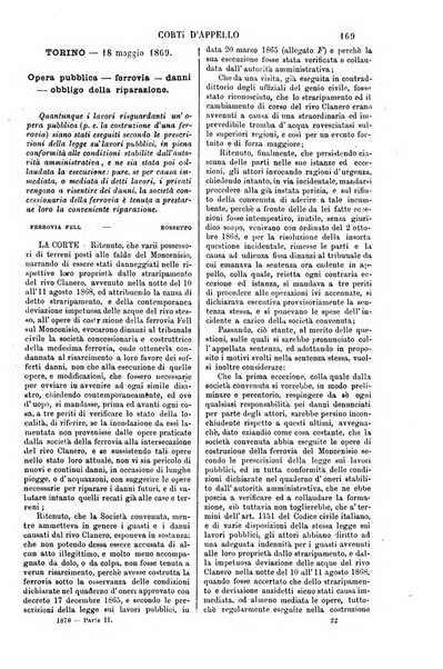 Annali della giurisprudenza italiana raccolta generale delle decisioni delle Corti di cassazione e d'appello in materia civile, criminale, commerciale, di diritto pubblico e amministrativo, e di procedura civile e penale