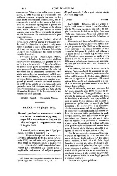 Annali della giurisprudenza italiana raccolta generale delle decisioni delle Corti di cassazione e d'appello in materia civile, criminale, commerciale, di diritto pubblico e amministrativo, e di procedura civile e penale