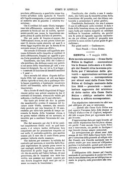 Annali della giurisprudenza italiana raccolta generale delle decisioni delle Corti di cassazione e d'appello in materia civile, criminale, commerciale, di diritto pubblico e amministrativo, e di procedura civile e penale