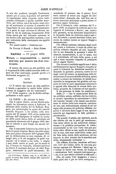 Annali della giurisprudenza italiana raccolta generale delle decisioni delle Corti di cassazione e d'appello in materia civile, criminale, commerciale, di diritto pubblico e amministrativo, e di procedura civile e penale