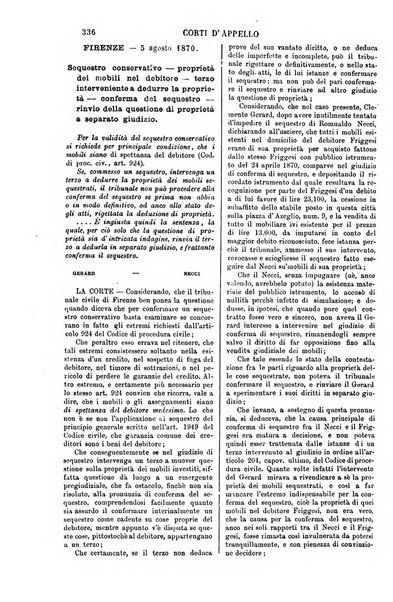 Annali della giurisprudenza italiana raccolta generale delle decisioni delle Corti di cassazione e d'appello in materia civile, criminale, commerciale, di diritto pubblico e amministrativo, e di procedura civile e penale