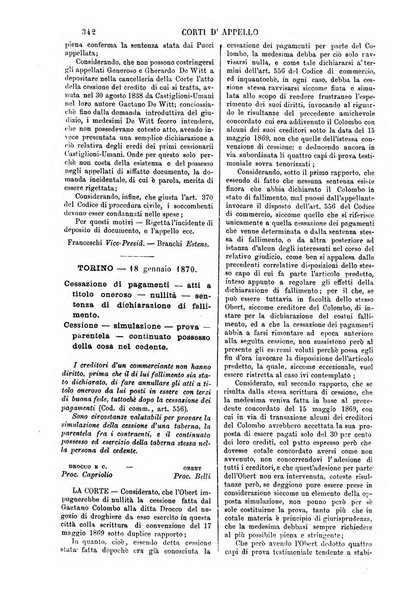 Annali della giurisprudenza italiana raccolta generale delle decisioni delle Corti di cassazione e d'appello in materia civile, criminale, commerciale, di diritto pubblico e amministrativo, e di procedura civile e penale