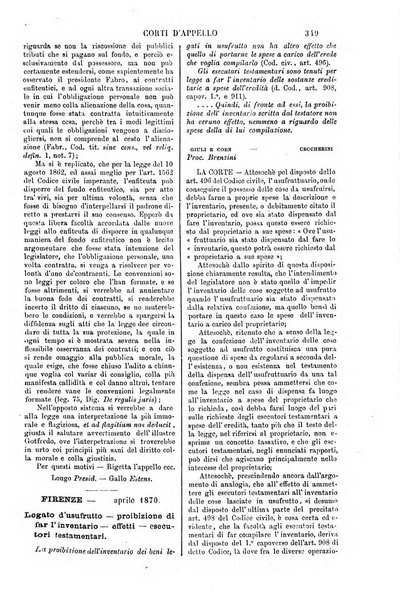 Annali della giurisprudenza italiana raccolta generale delle decisioni delle Corti di cassazione e d'appello in materia civile, criminale, commerciale, di diritto pubblico e amministrativo, e di procedura civile e penale