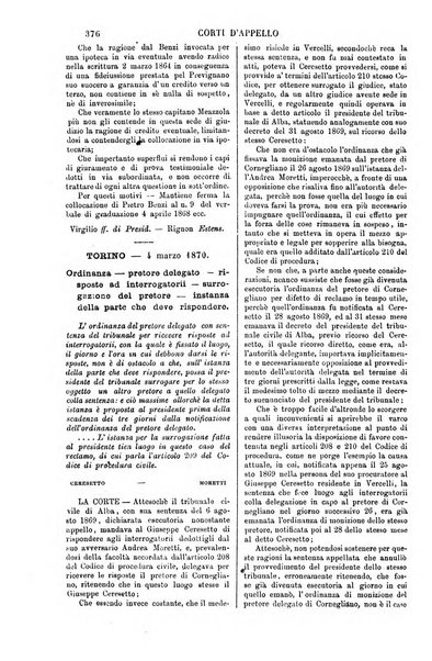 Annali della giurisprudenza italiana raccolta generale delle decisioni delle Corti di cassazione e d'appello in materia civile, criminale, commerciale, di diritto pubblico e amministrativo, e di procedura civile e penale